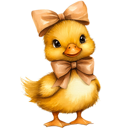 Duck Duckling 100% Cotton Fabric Panel Block S131