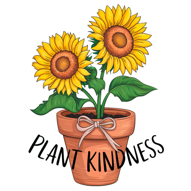 Plant Kindness 100% Cotton Fabric Panel Block S3064