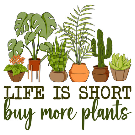 Buy More Plants 100% Cotton Fabric Panel Block S3101