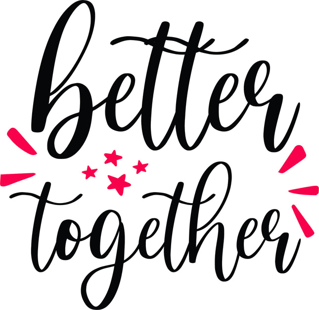 Better Together 100% Cotton Fabric Panel Block S5006