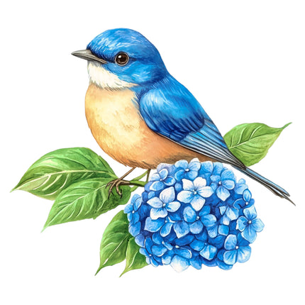 Bird 100% Cotton Fabric Panel Block S6014