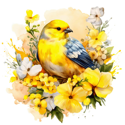 canary cotton fabric panel