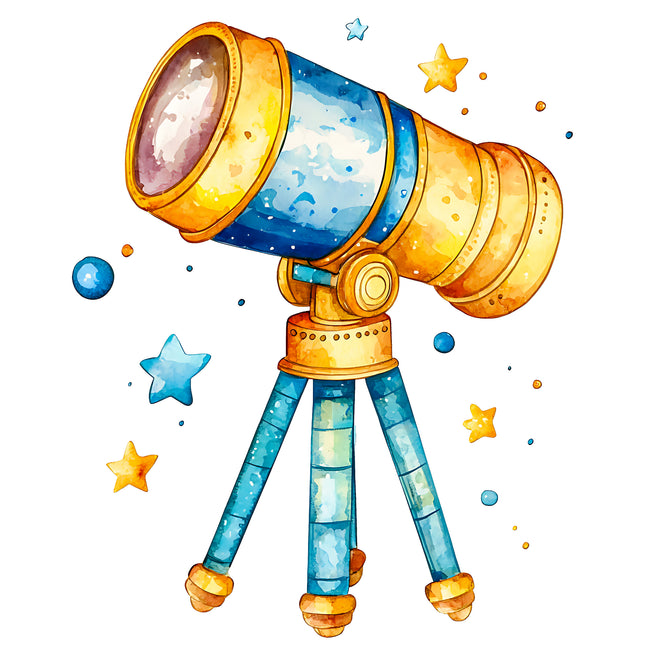 Telescope Space 100% Cotton Fabric Panel Block SA54