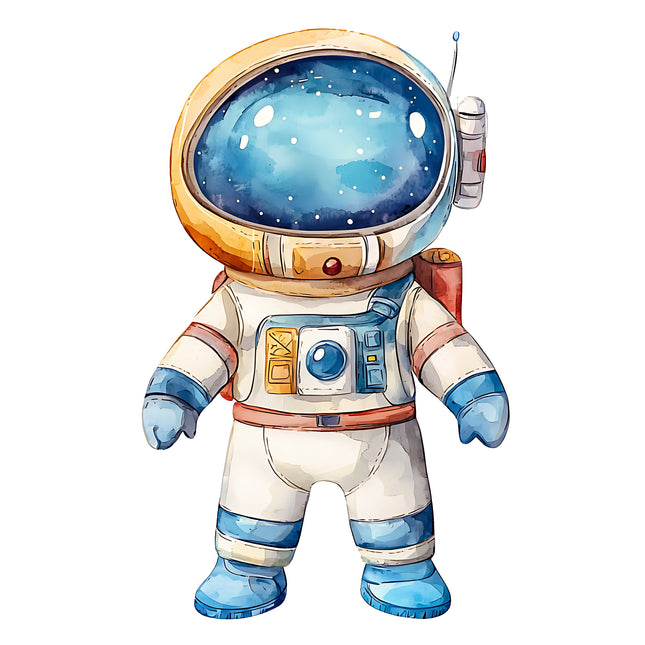 Astronaut 100% Cotton Fabric Panel Block SA62