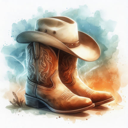 western fabric panel