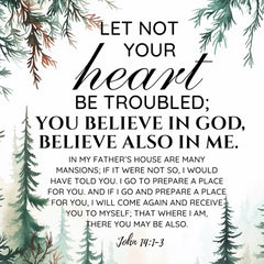 bible verse fabric panel