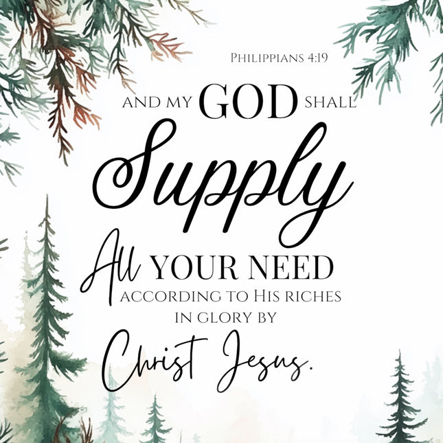 bible verse cotton fabric panel