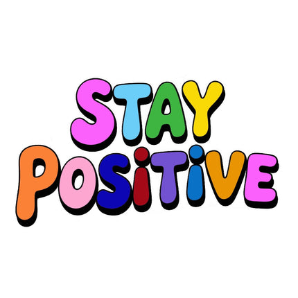 stay positive fabric panel