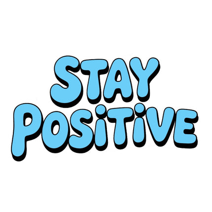 stay positive fabric panel