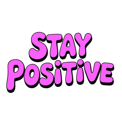 stay positive fabric panel