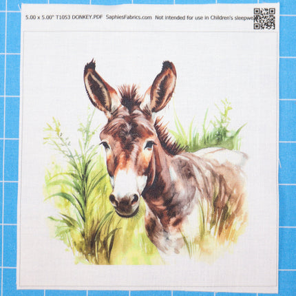 donkey fabric panel