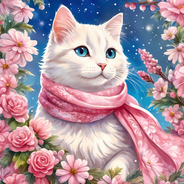 Cat fabric panel block