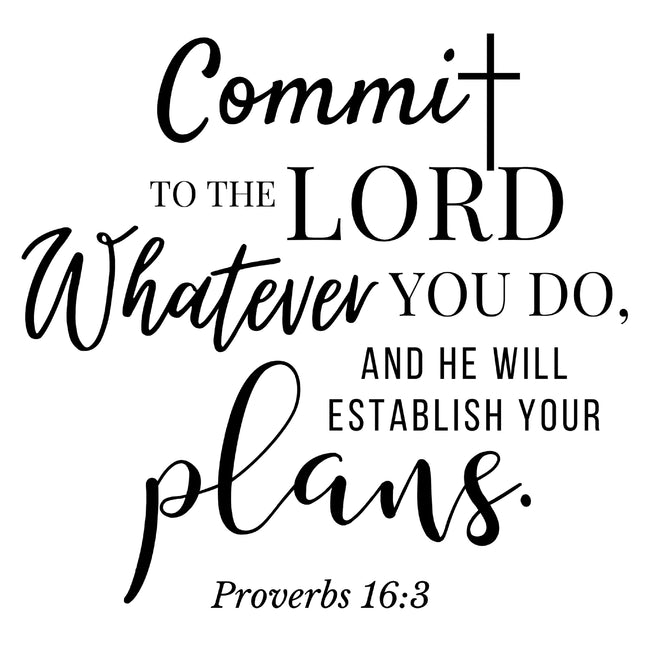 Proverbs 6:3 Bible Verse Scripture 100% Cotton Fabric Panel Block T419