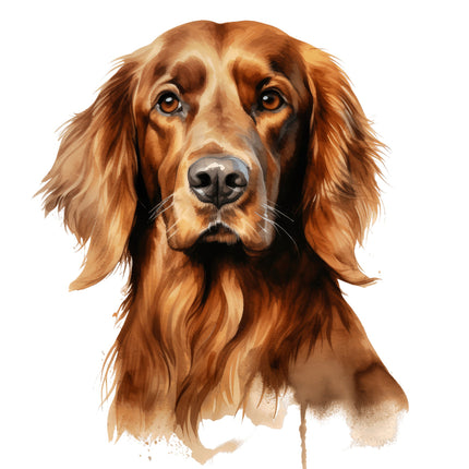 brown dog fabric panel