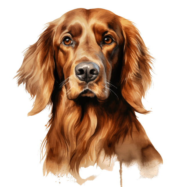 brown dog fabric panel