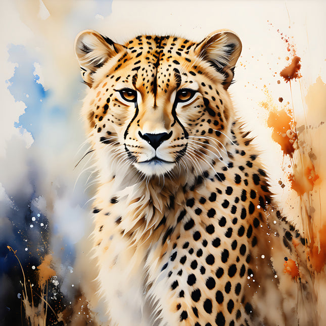 cheetah fabric panel