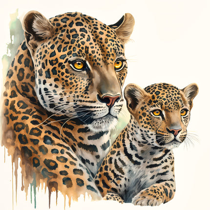 leopard fabric panel