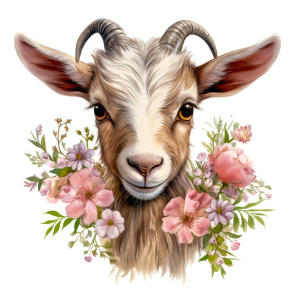 goat fabric panel