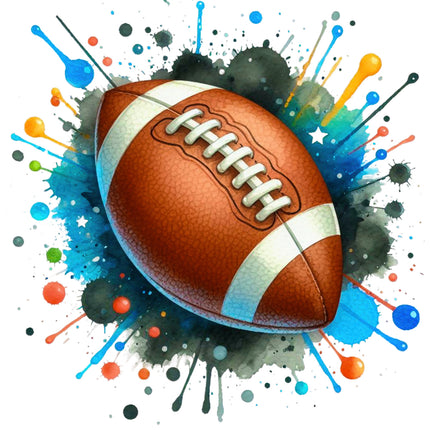 Football fabric panel block