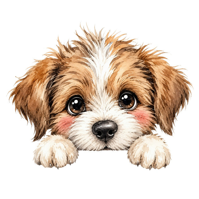 puppy fabric panel