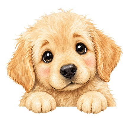 puppy fabric panel