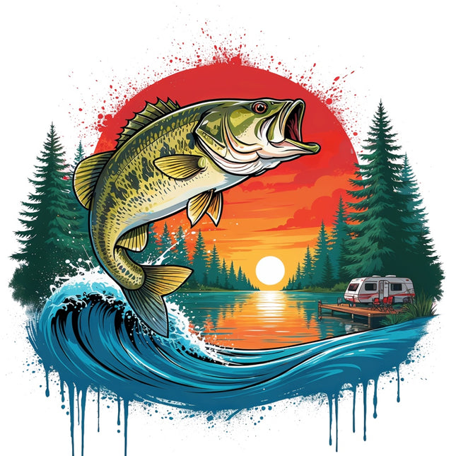 fishing fabric panel