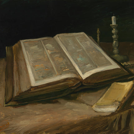 Vincent Van Gogh Bible 100% Cotton Fabric Panel G104