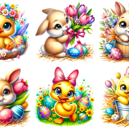 6 Piece 6"x6" Baby Giraffes 100% Cotton Fabric Panel Squares Quilting Blocks