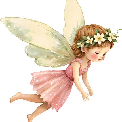 Fairy 100% Cotton Fabric Panel Block AC1860