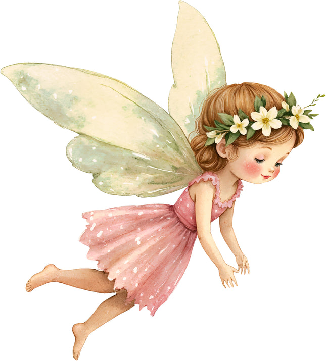 Fairy 100% Cotton Fabric Panel Block AC1860
