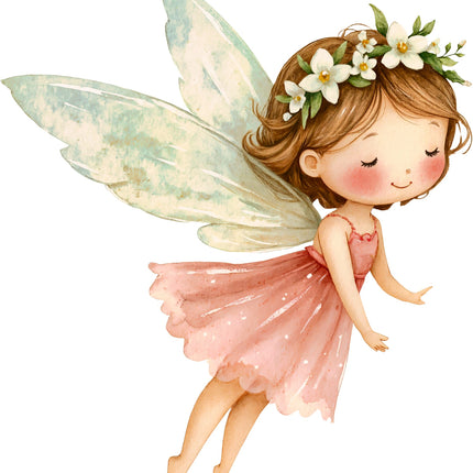 Fairy 100% Cotton Fabric Panel Block AC1880
