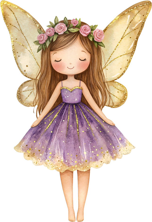 Fairy 100% Cotton Fabric Panel Block AC1900