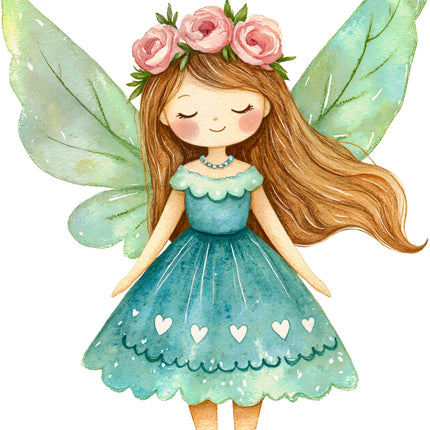 Fairy 100% Cotton Fabric Panel Block AC1960