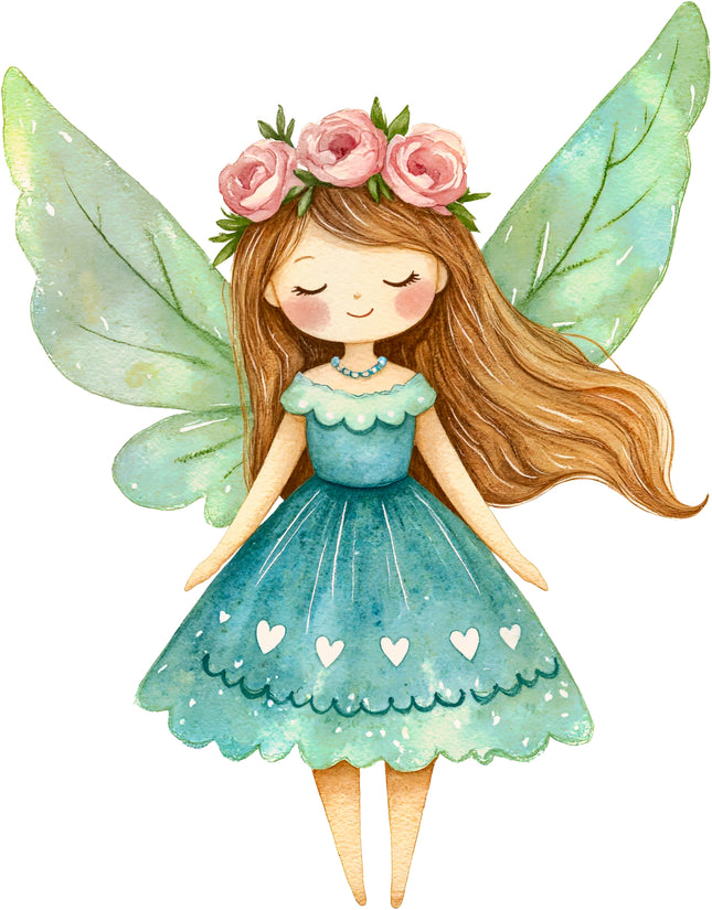 Fairy 100% Cotton Fabric Panel Block AC1960