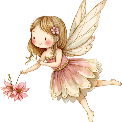 Fairy 100% Cotton Fabric Panel Block AC2000