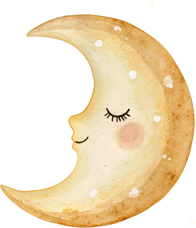 Fairy Moon 100% Cotton Fabric Panel Block AC2010