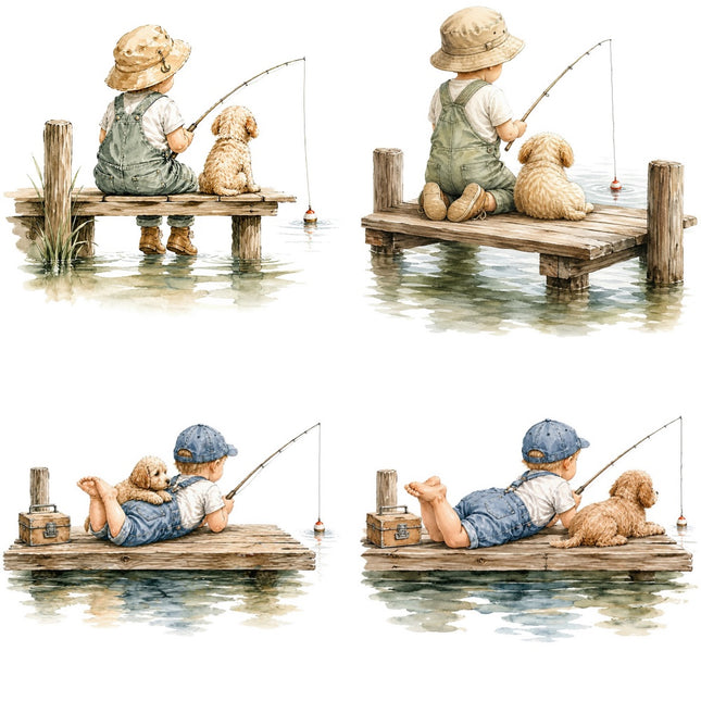 fishing quilt squares
