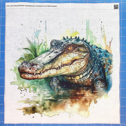 alligator fabric panel