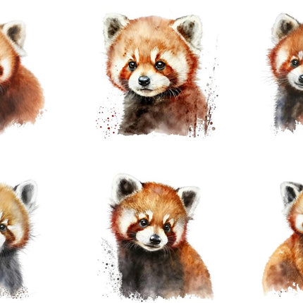 red panda bear quilt blocks