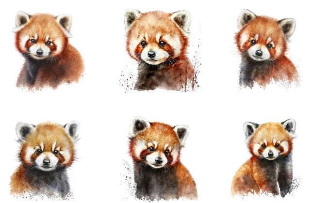 red panda bear quilt blocks