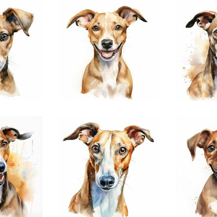 greyhound quilt squares