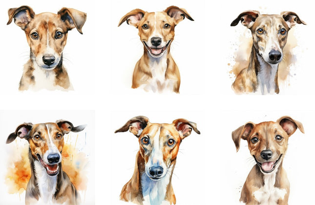 greyhound quilt squares