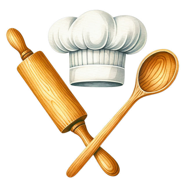 Chef Cook Baker 100% Cotton Fabric Panel Block XW4